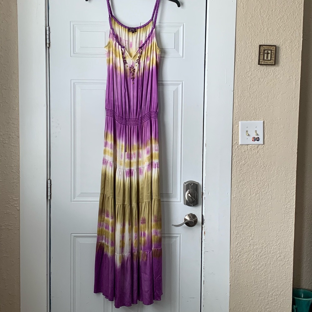 Hale Bob Silk Maxi Dress
